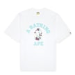 A Bathing Ape Map Camo College Relaxed Fit Tee white 90188 1