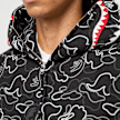 A Bathing Ape Neon Camo Shark Full Zip Hoodie black camouflage 86282 5