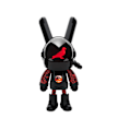 MightyJaxx Robbi x Jeff Staple 400% black 84664 1