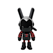 MightyJaxx Robbi x Jeff Staple 400% black 84664 3