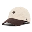 '47 MLB New York Yankees Base Runner Two Tone Clean Up Cap beige 89748 1
