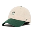 '47 MLB New York Yankees Base Runner Two Tone Clean Up Cap beige 90099 1