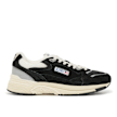 Autry Hyperway Low Man Suede Mesh white/silver zwart 85742 2