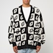ICECREAM Checkerboard Cardigan black schwarz 90176 2
