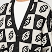 ICECREAM Checkerboard Cardigan black schwarz 90176 5