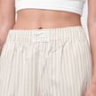 Nike W Nsw Stripe Ppln Short college grey/sail/black beige 87807 5