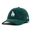New Era Cord 9Twenty Los Angeles Dodgers dkg green 90460 1