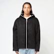 Our Legacy Full Zip Hood Hairy Wool black schwarz 90224 2