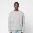 AMI PARIS Wool Knit Alpaca Crewneck Pullover grey 87990 2