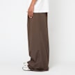 ERL Unisex Nylon Pleated Suit Trousers Woven bruin 90631 3