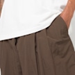 ERL Unisex Nylon Pleated Suit Trousers Woven bruin 90631 5