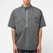 Alpha Industries Short Sleeve Laser Cut Shirt grey 89933 2