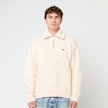 Lacoste Relaxed Fit Patchwork Effect Wool Sweater beige 89514 2