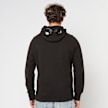 C. P. Company Sweatshirts Hooded Open In Diagonal Raised Fleece schwarz 89803 4