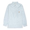 Carhartt WIP Grimsby Shirt grimsby stripe, saguaro blau 88018 1