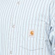 Carhartt WIP Grimsby Shirt grimsby stripe, saguaro blau 88018 5