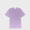 Comme des Garcons Play T-Shirt Smal Red Emblem Smal Red Heart lila 91704 1