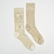 Nike Everyday Plus Cushioned Winter Wonderland Crew Socks (2 Pack) beige 92004 2