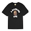 A Bathing Ape College Tee black 92409 1