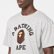 A Bathing Ape College Tee white grau 92405 5