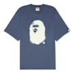 A Bathing Ape Spray Print Ape Head Relaxed Fit Tee #2 M blue 92421 1