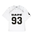 A Bathing Ape Line Camo Jacquard Relaxed Fit Football Jersey M wit 92446 1