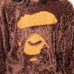 A Bathing Ape Ape Face Shaggy Sweater M braun 92470 3