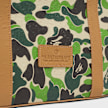 A Bathing Ape ABC Camo PU Ostrich Tote Bag M green 92475 4