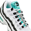 Nike Air Max 95 OG white/hyper jade/black-metallic silver weiß 94094 5