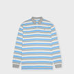 ERL Unisex Striped Long Sleeve Polo Knit multi-colour 95413 1