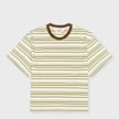 Brain Dead Looped Stripe T-Shirt beige 95849 1