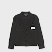 Brain Dead Waffle Button Front Shirt black 95856 1