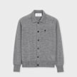 AMI PARIS Shirt Collar Cardigan Contrasted Ami De Coeur grijs 95926 1