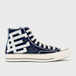 Converse x Eric Emanuel Chuck 70 Navy Denim blauw 96389 2