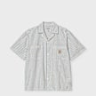 Carhartt WIP Short Sleeve Leavel Shirt blauw 96779 1