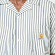 Carhartt WIP Short Sleeve Leavel Shirt blauw 96779 3