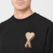 AMI PARIS Crewneck ADC Patch schwarz 97433 5
