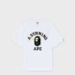 A Bathing Ape x Spotify x Central Cee College Tee Weiss 97604 1