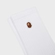 A Bathing Ape Ape Head One Point Socks white 99472 3