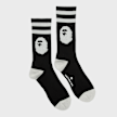 A Bathing Ape Ape Head Line Socks zwart 99477 2