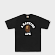 A Bathing Ape College Tee M schwarz 99488 1