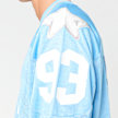 A Bathing Ape Line Camo Multi Logo Cropped Fit Football Jersey blue 99511 5