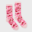 A Bathing Ape ABC Camo Jacquard Socks rosa 99529 2