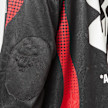 A Bathing Ape Ape Flame Monogram Jacquard Logo Football Jersey black 99551 5