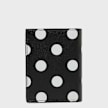 Comme des Garcons Wallet Dots Printed Leather black white 99983 2