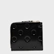 Comme des Garcons Wallet Dots Embossed Leather Line black 99985 2