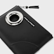 Comme des Garcons Wallet Silver Eyelet schwarz 99988 3