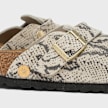 Birkenstock Boston Print LEVE (narrow) "Snakeskin" grey 102482 6