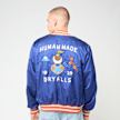 HUMAN MADE Satin Jacket blau 103137 3