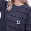 Carhartt WIP Wmns L/S Cardona Pocket T-Shirt blau 104029 4